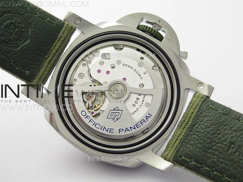 PAM1287 Y VSF 1:1 Best Edition Green Dial on Green Leather Strap P.900 Super Clone